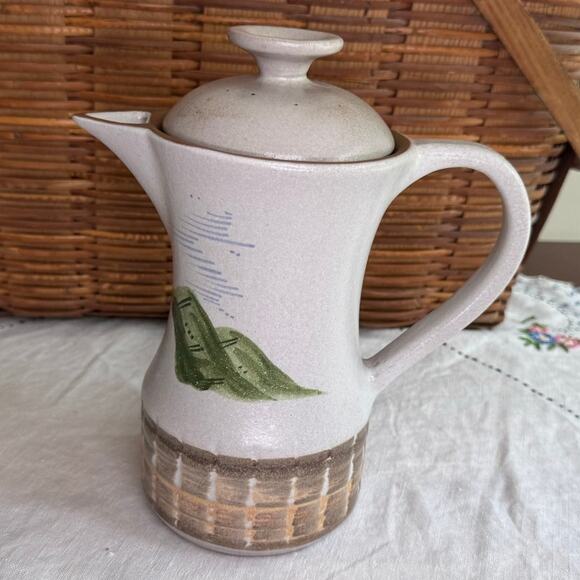 Vintage Studio Pottery by Eddy K (Eddy Kourishima) Dall Sheep Coffee Tea Pot USA - Picture 4 of 14